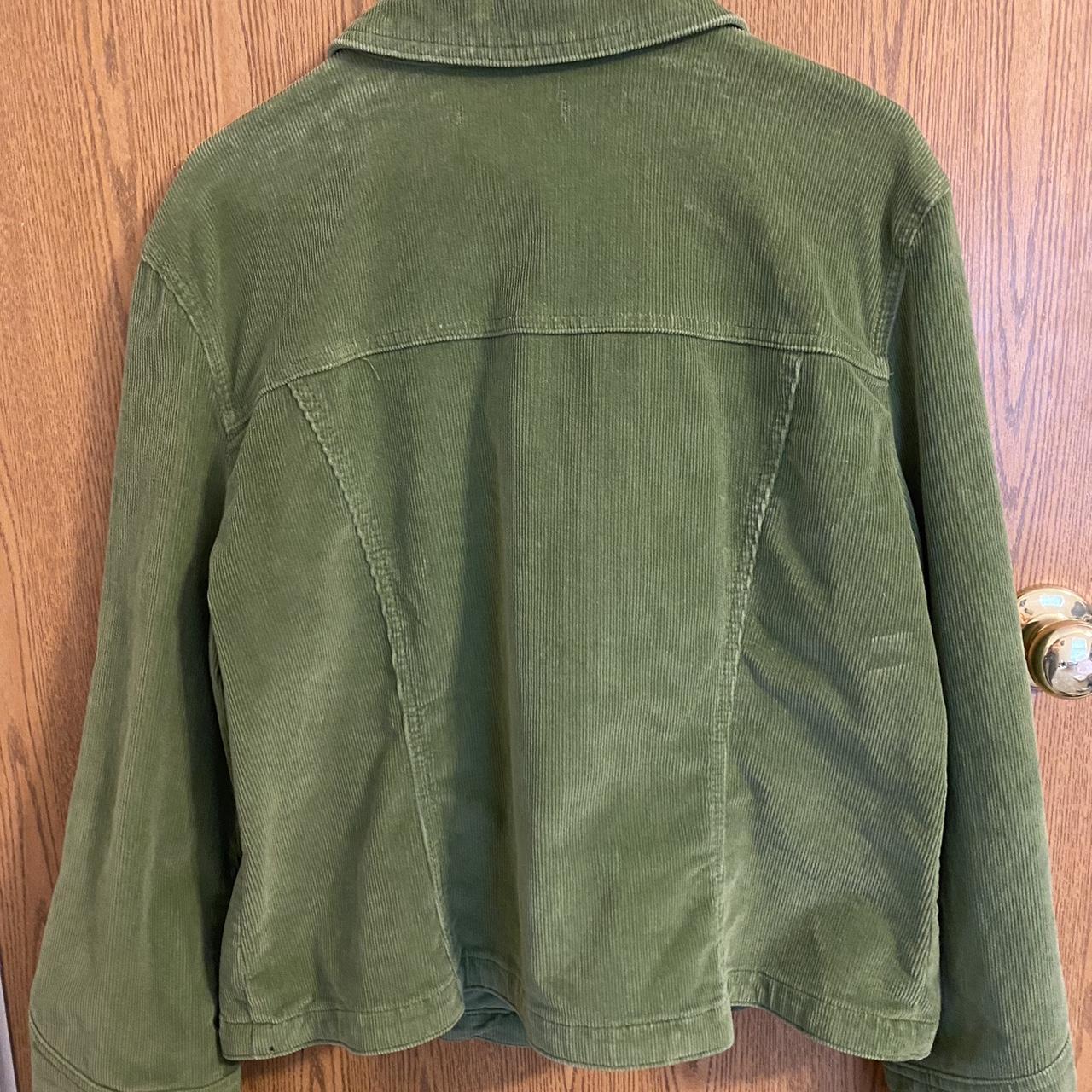 A.M.I. corduroy jacket Green Size XL thrifted... Depop