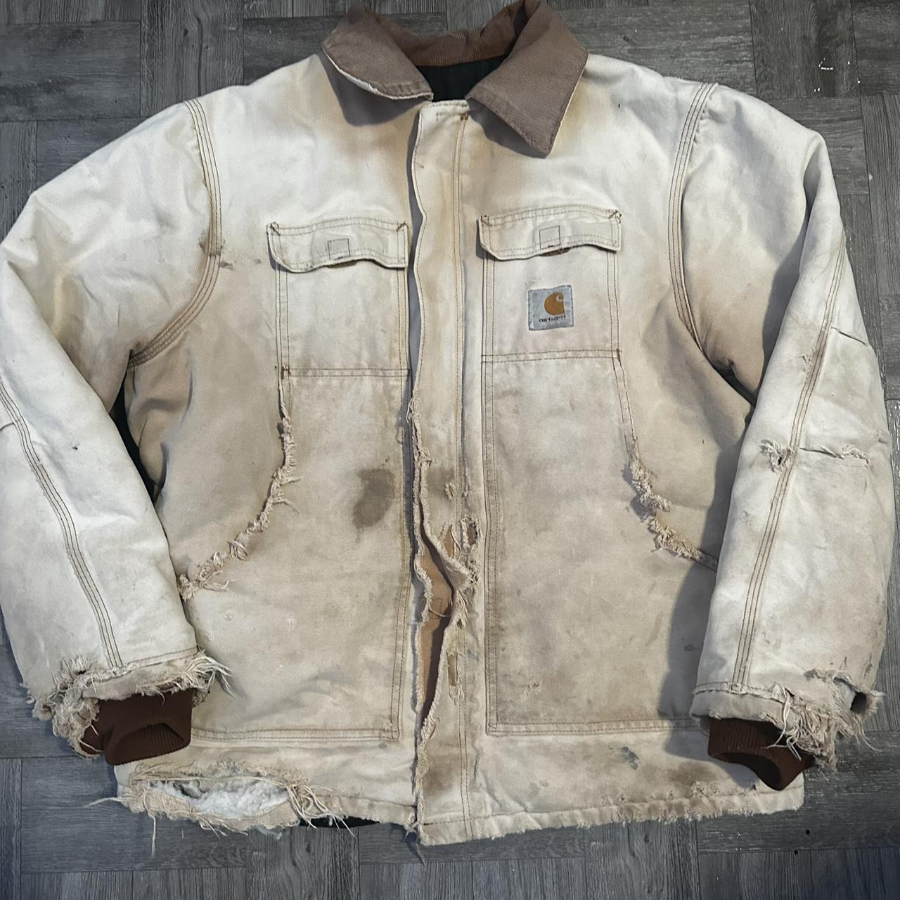 Carhartt detroit hot sale jacket measurements