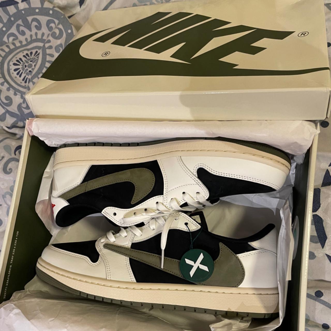 Jordan 1 x Travis Scott “Olive” lows 🫒 Only tried... - Depop