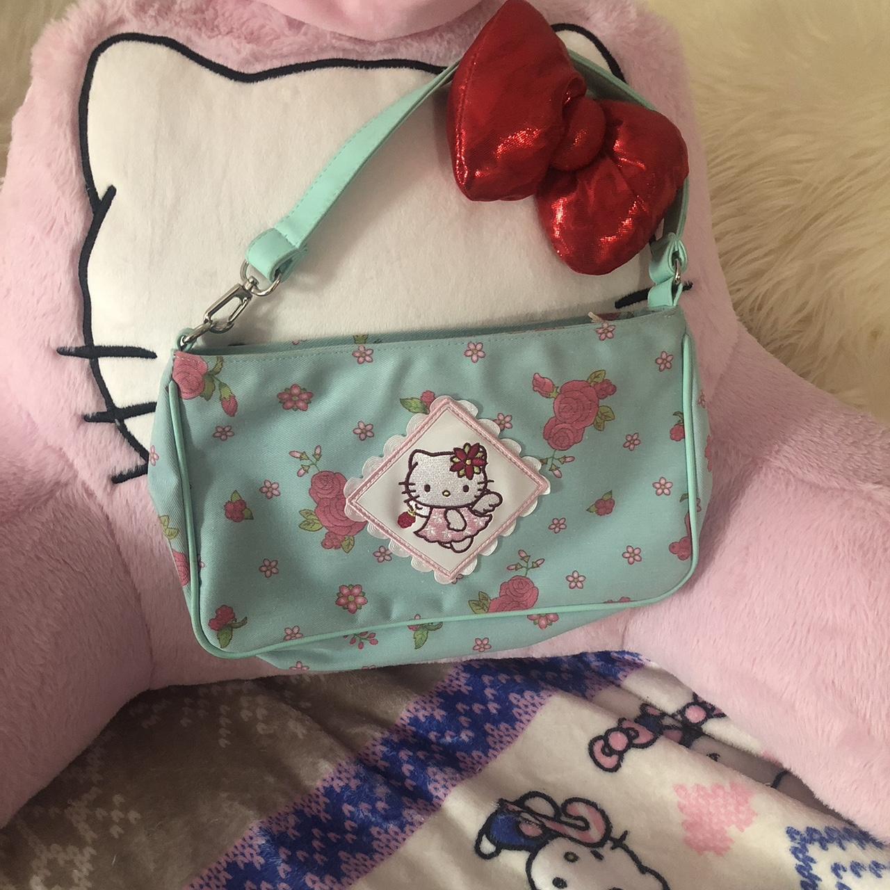 RESERVED. Dont buy. Vintage Hello Kitty Blue Angel Messenger hot Bag