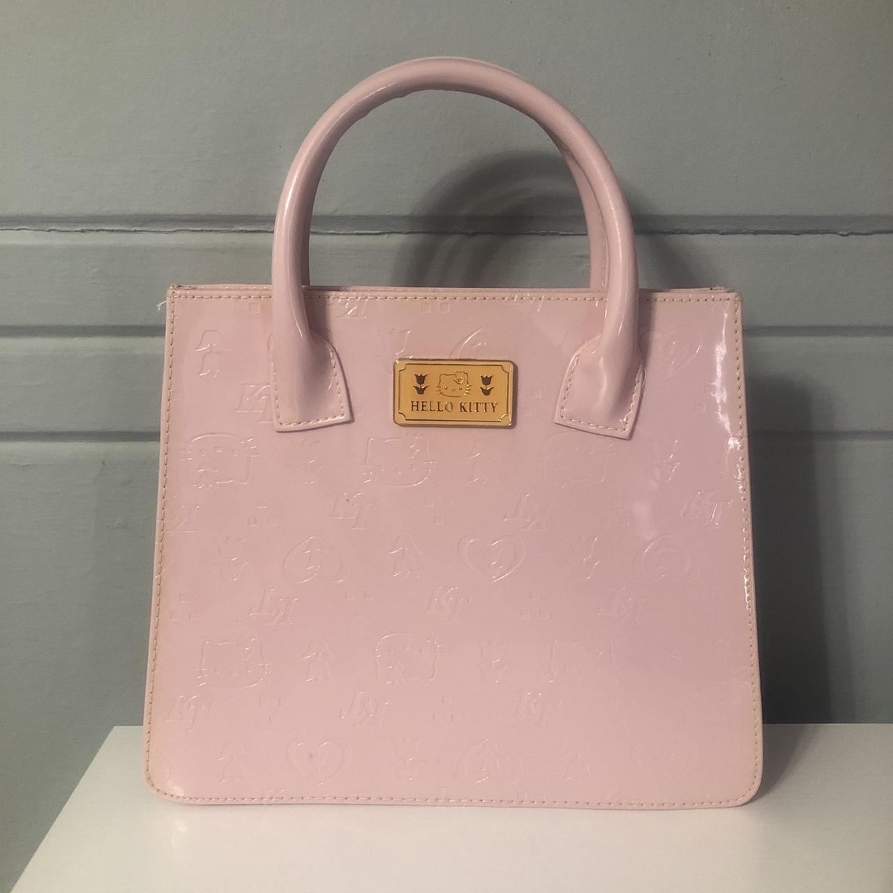 Pink popular Monogram Hello Kiity Tote