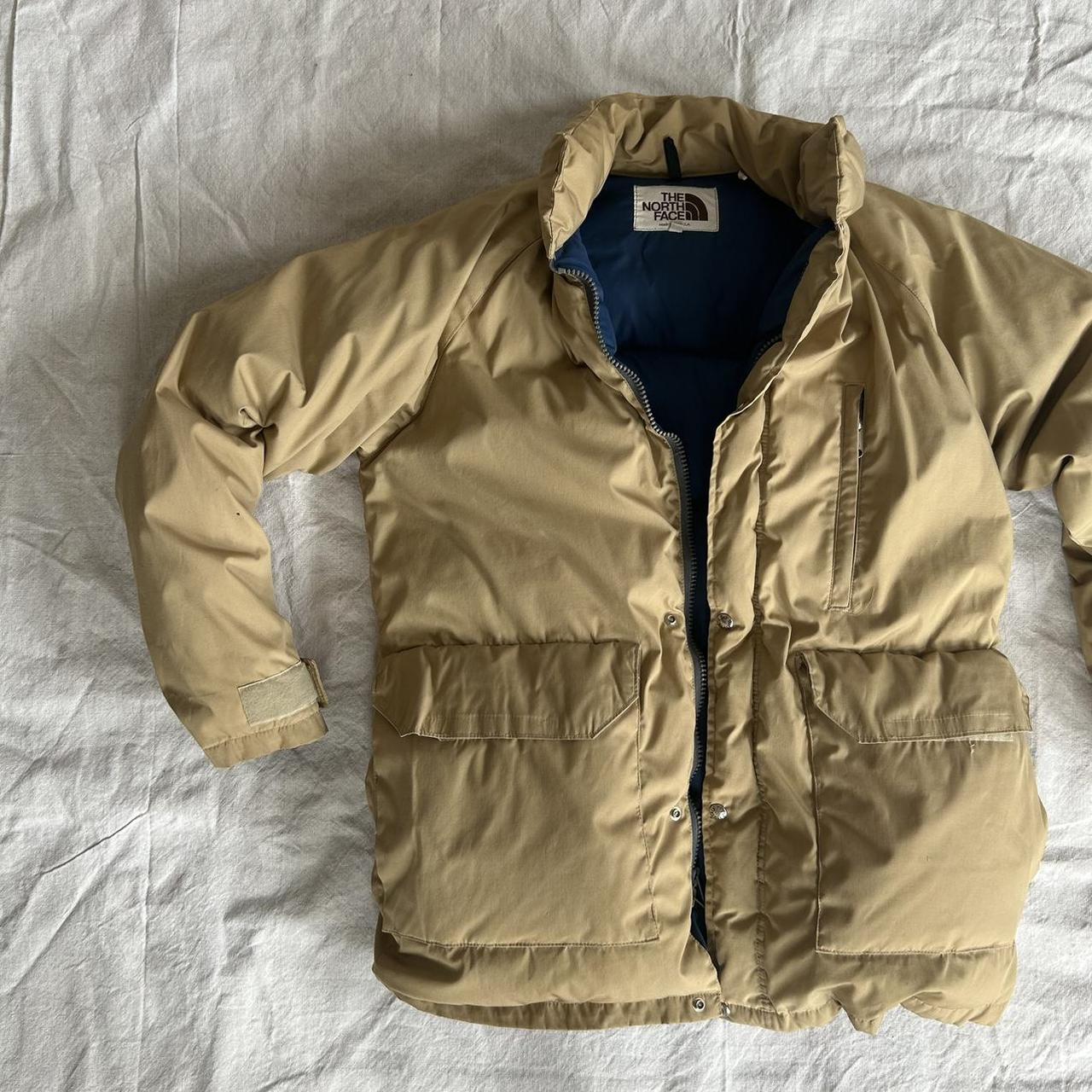 70/80s north face brown label down puffer great... - Depop