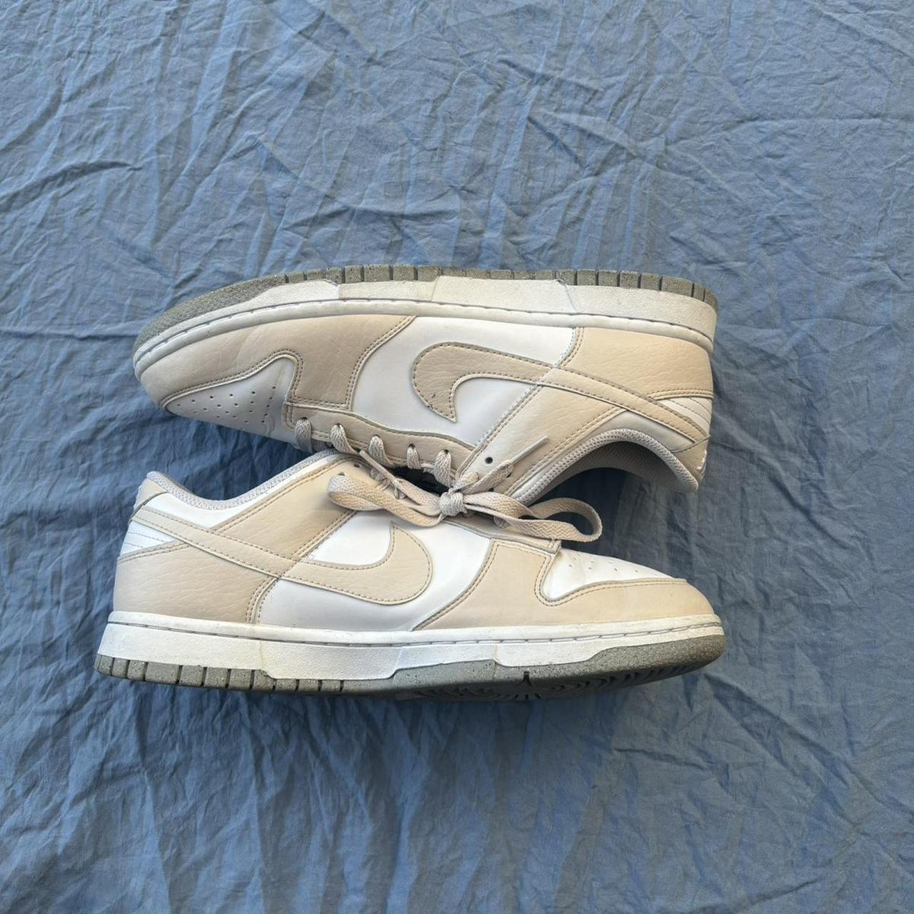 beige nike dunks ! open to any offers :)) #nike... - Depop