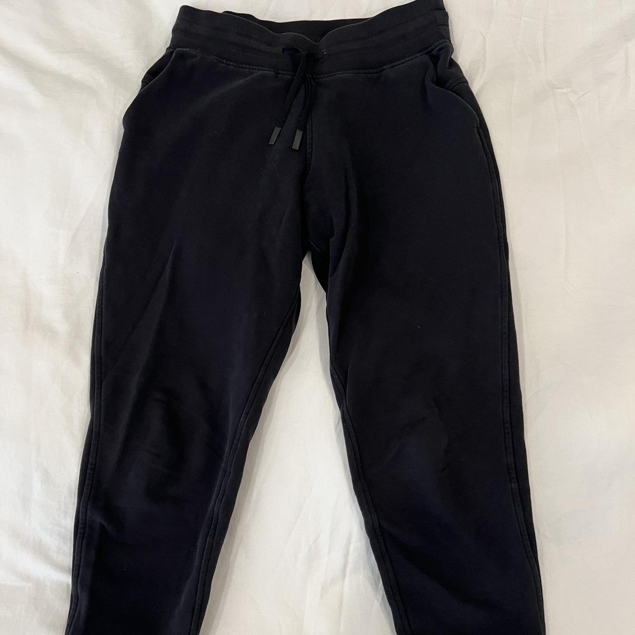 Black lulu lemon joggers #lululemon #joggers - Depop