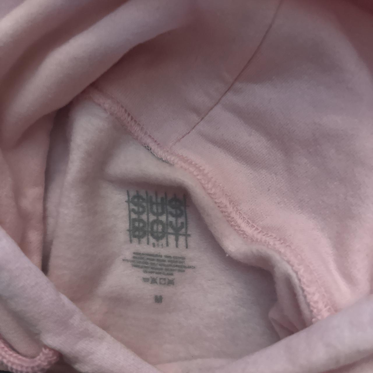 Sus boy lil peep pink hoodie- worn once Medium - Depop