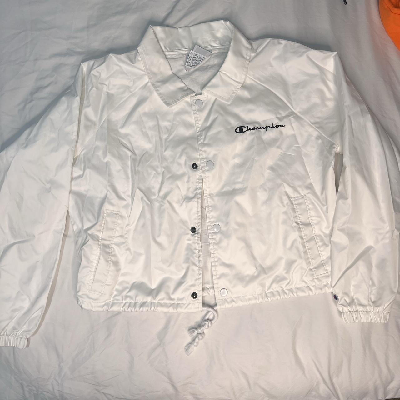 Champion button sales up windbreaker