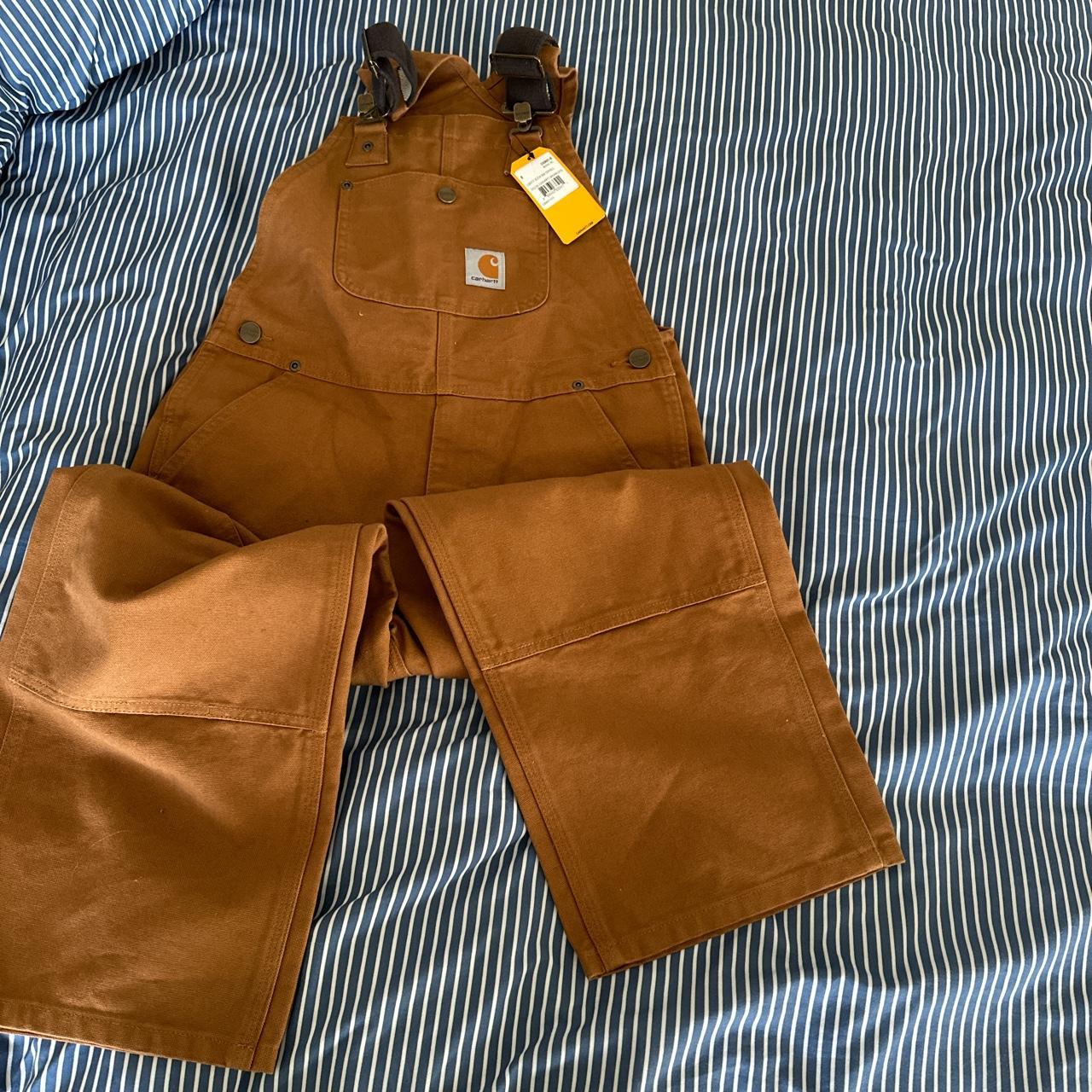 Carhartt duck hot sale bib overalls