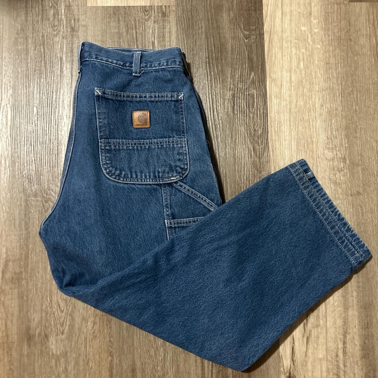 Carharrt Jeans 34x28 - Depop