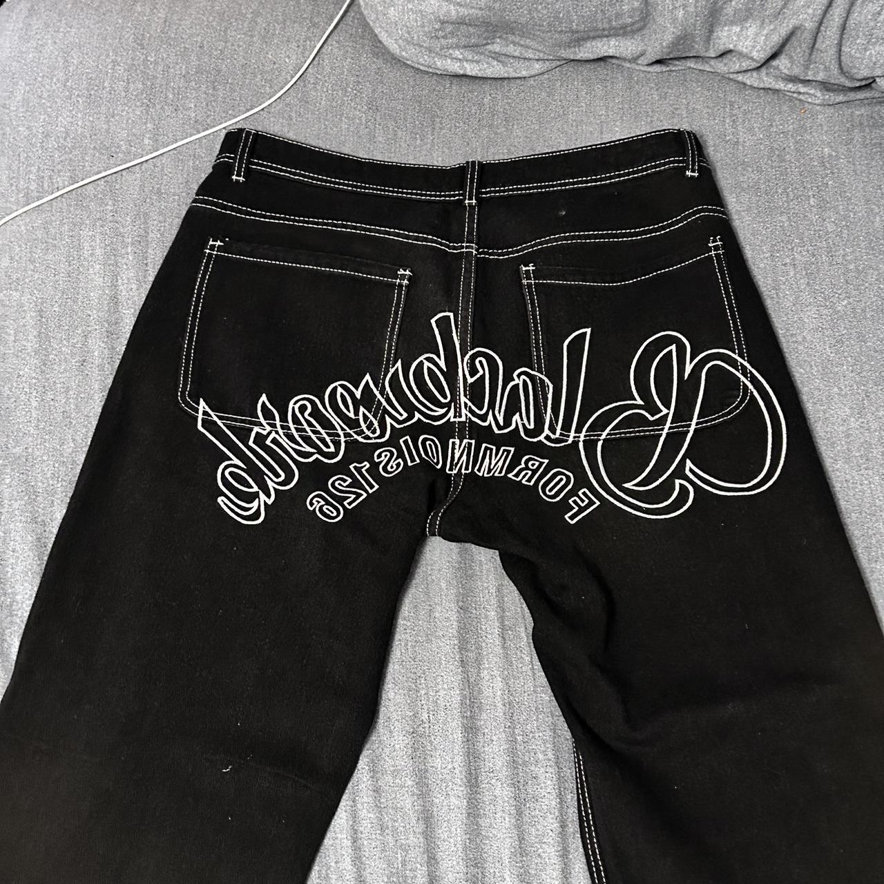 Y2K baggy cargo pants, worn a bit but fit baggy and... Depop