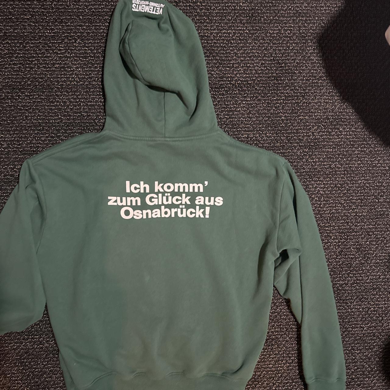 Vetements discount tourist hoodie