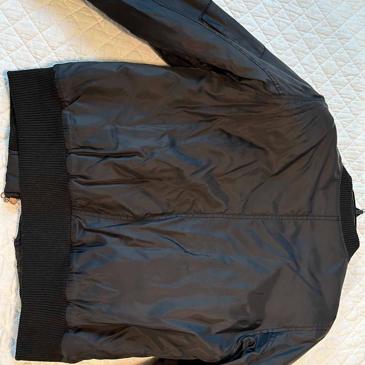 Source Unknown Women's Bomber Jacket - Black/Navy… - image 3