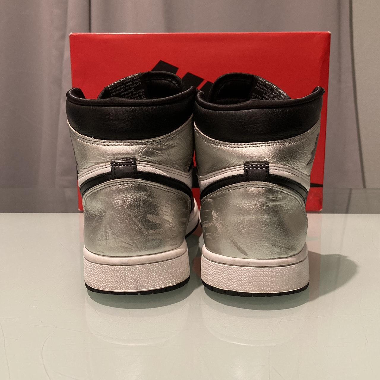 womens jordan 1 black and silver
