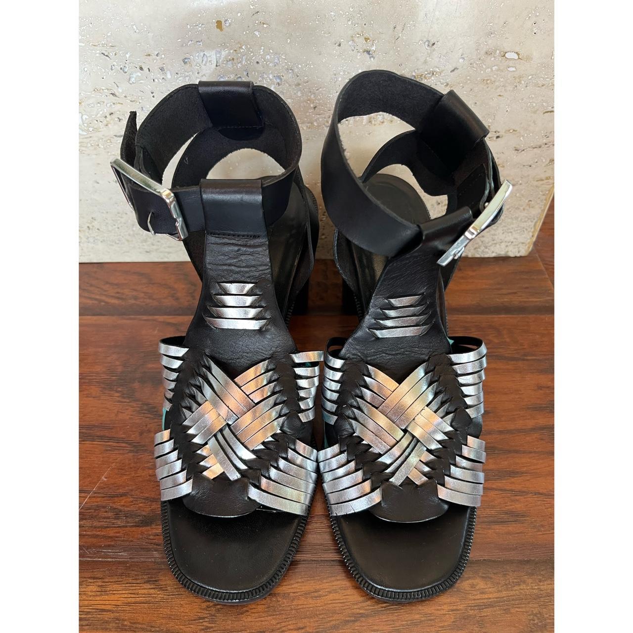 Heels Black silver Brand Bimba y Lola Made in Depop