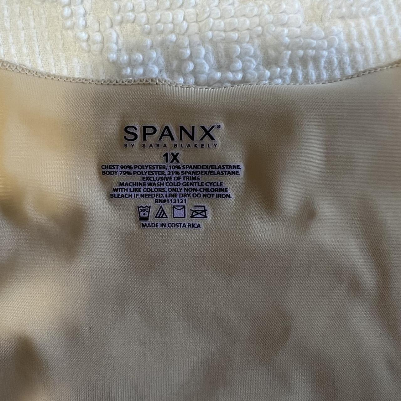 Spanx by Sara Blakely Size XL women’s tank shape wear TAN. RN#112121