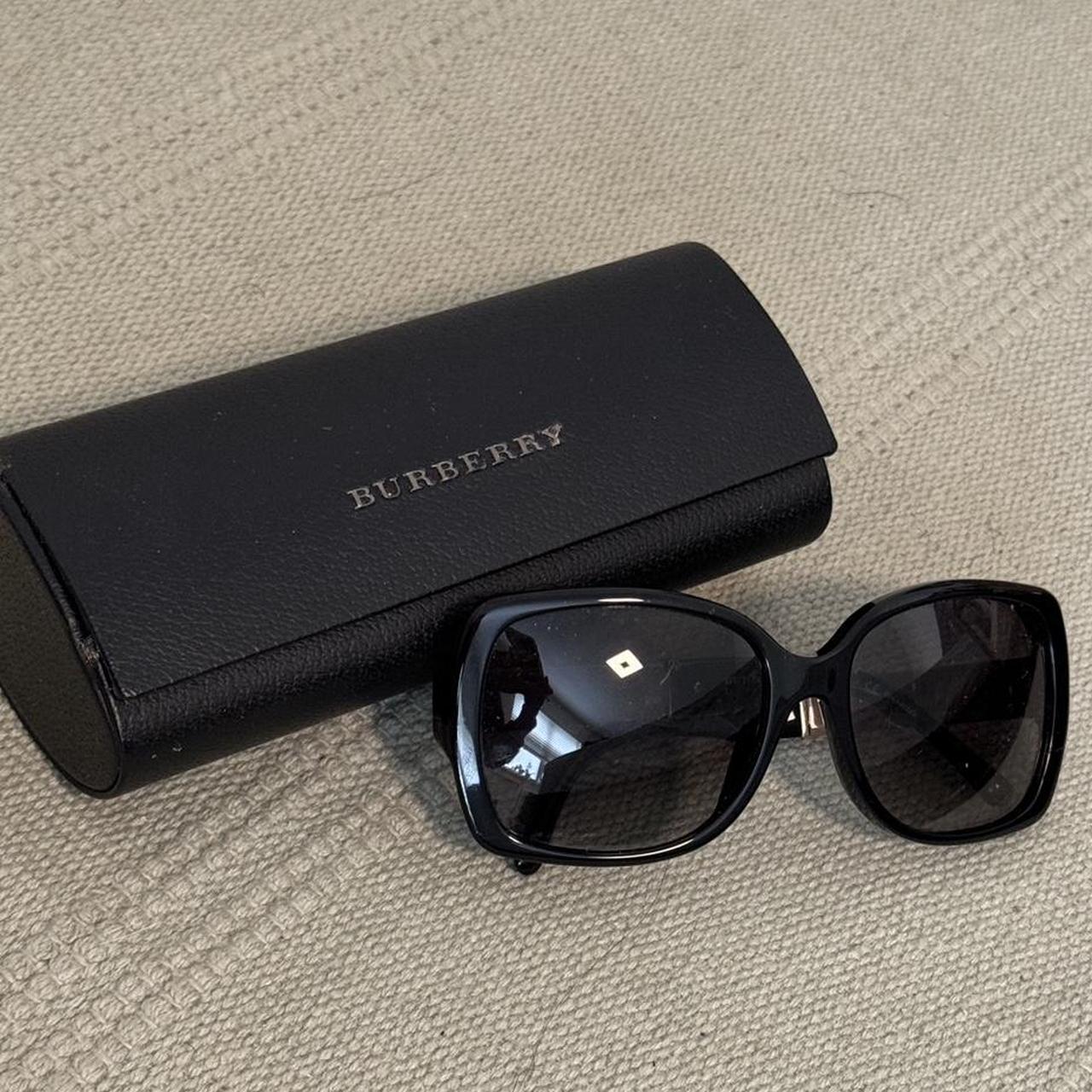 Burberry B 4160 Black sunglasses with classic