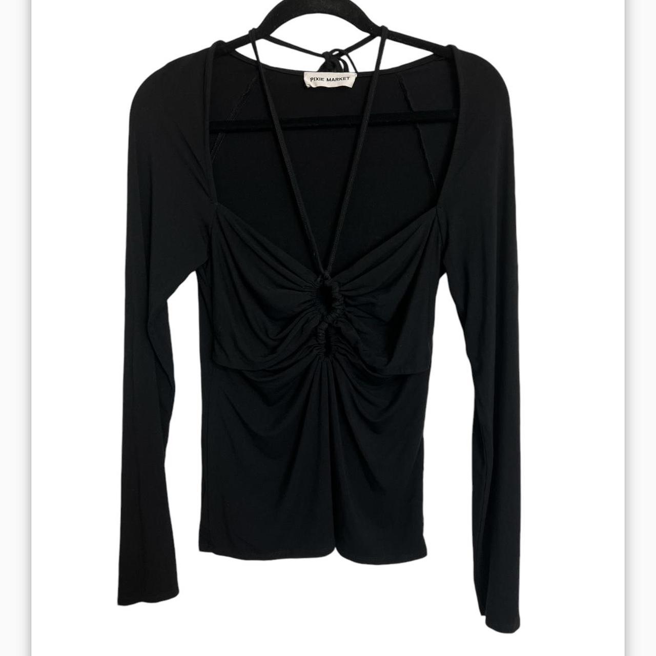 Pixie Market Women's Blouse - Black - M – Pixie M… - image 3