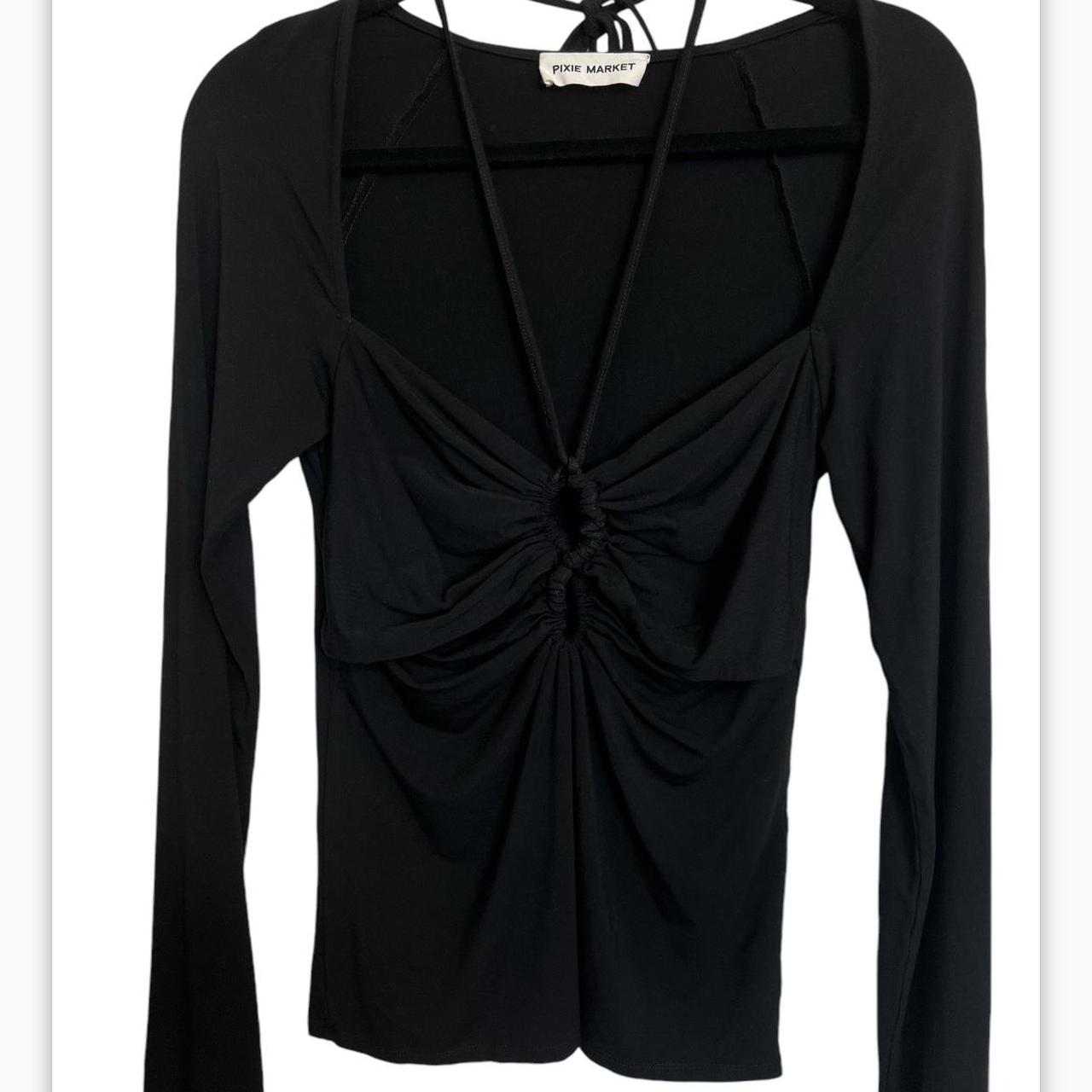 Pixie Market Women's Blouse - Black - M – Pixie M… - image 4
