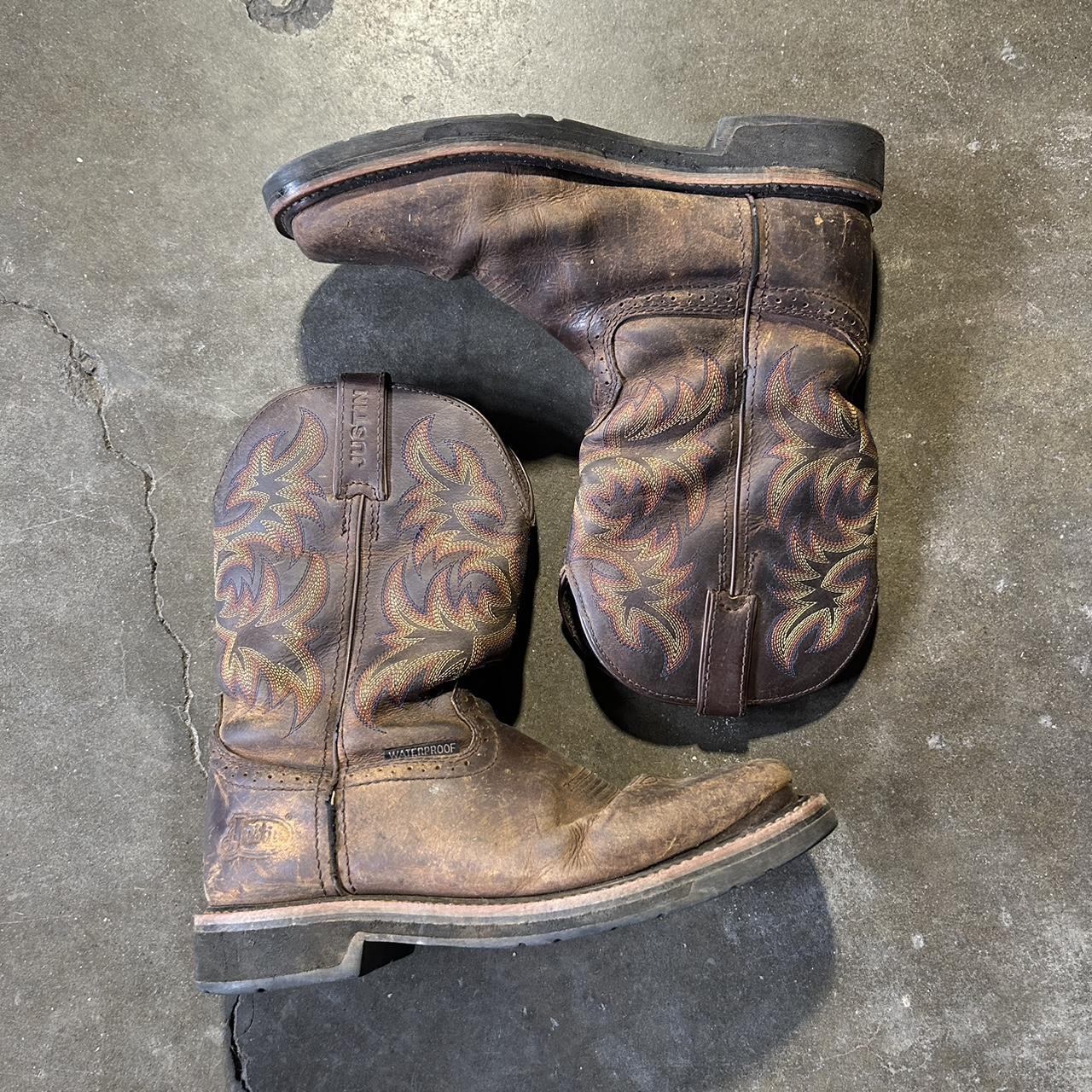 Justin Boots Men's Casual Boots Brown US – Brown leather - Main Image