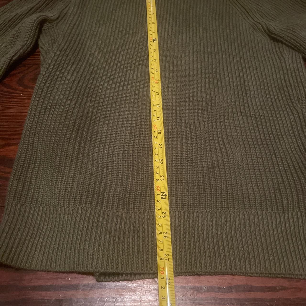 J. Crew Green Cotton Sweater Size M. Great... Depop