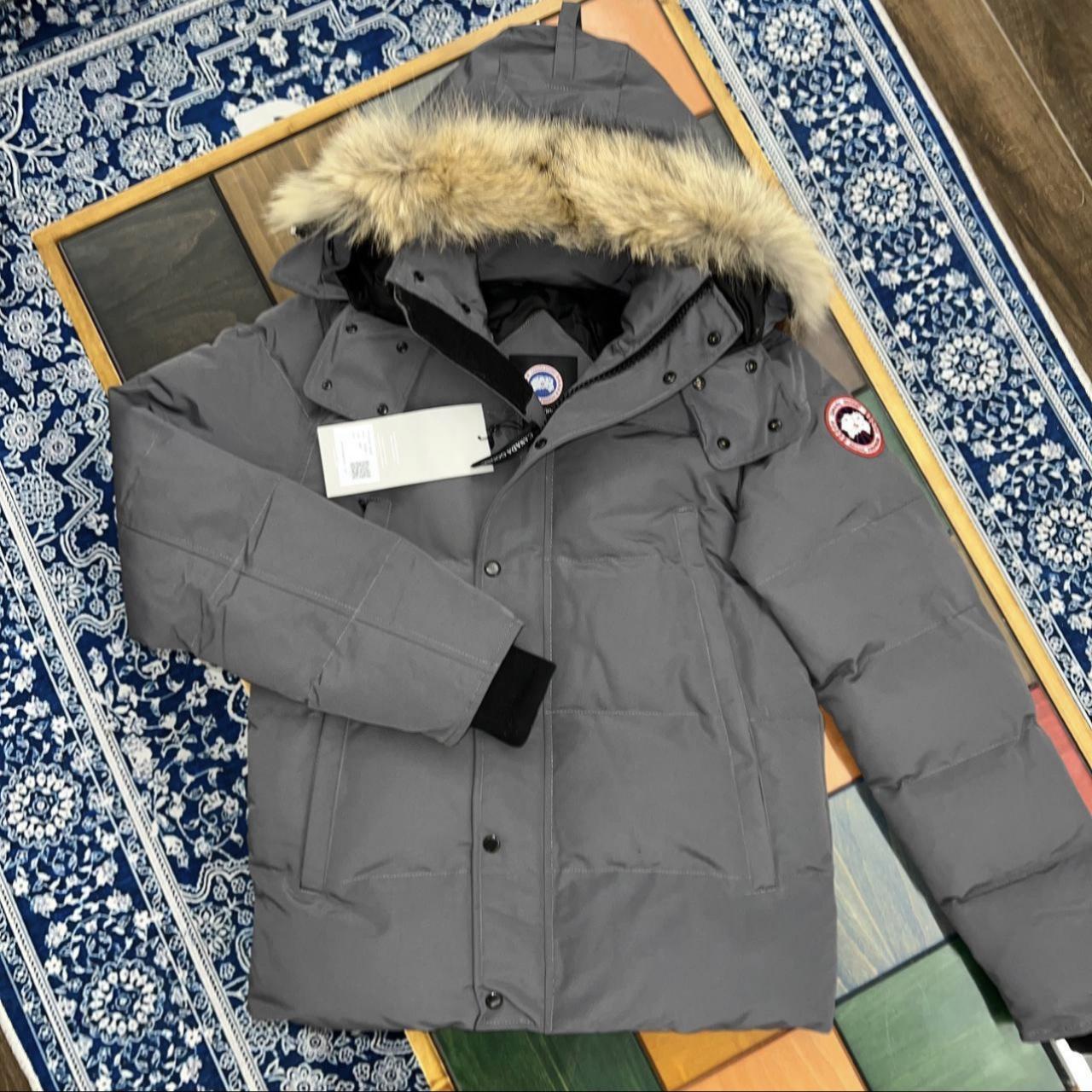 Grey Canada goose coat new with tags - Depop