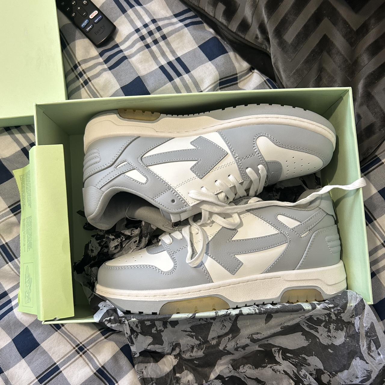 Off white trainers, faulty, tongue of the trainers... Depop