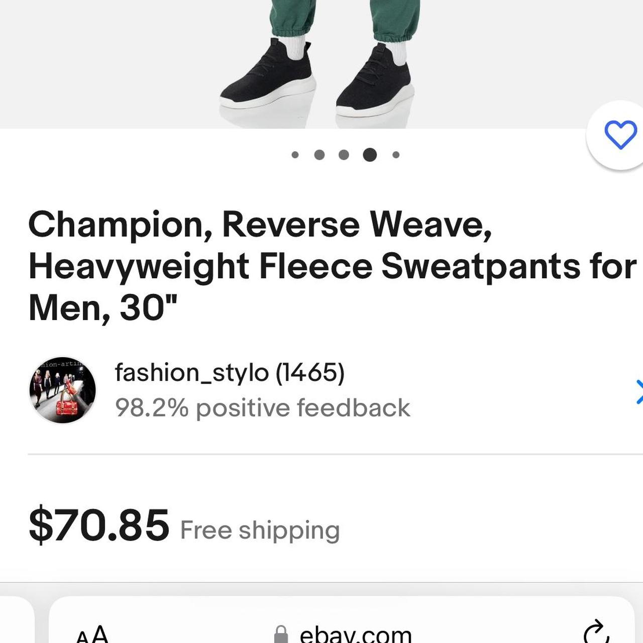  Champion Reverse Weave Heavyweight Fleece Sweatpants