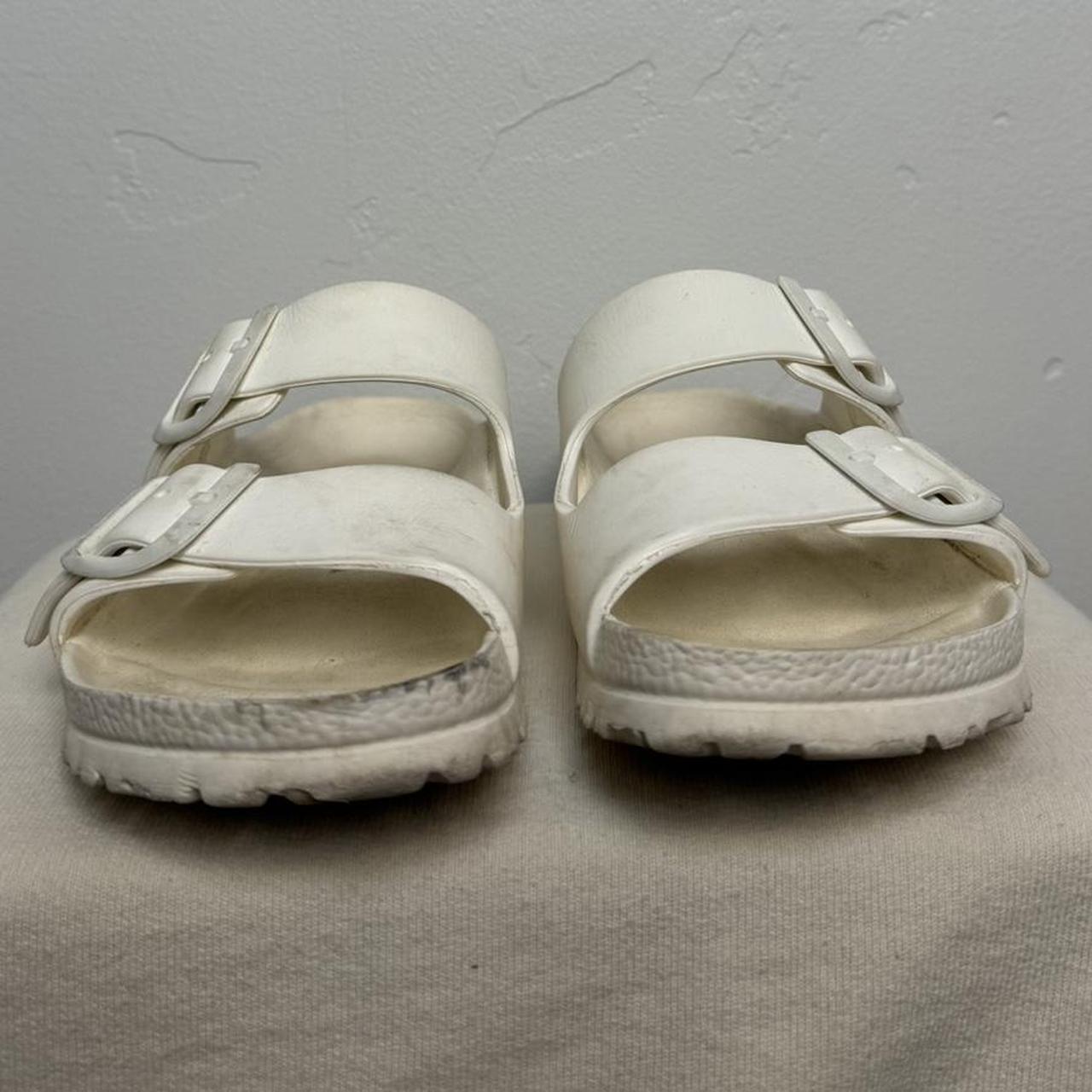 white platform birkenstocks
