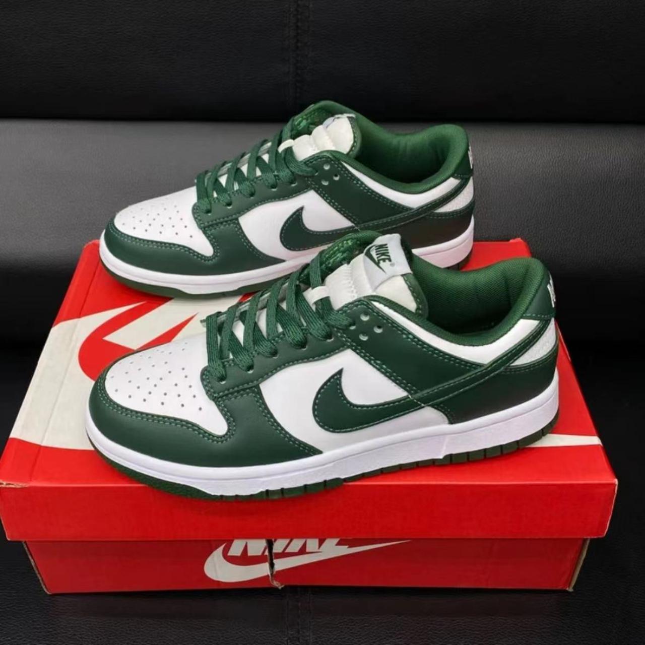 Nike Dunk Low Retro Varsity Green Sneakers This pair... - Depop