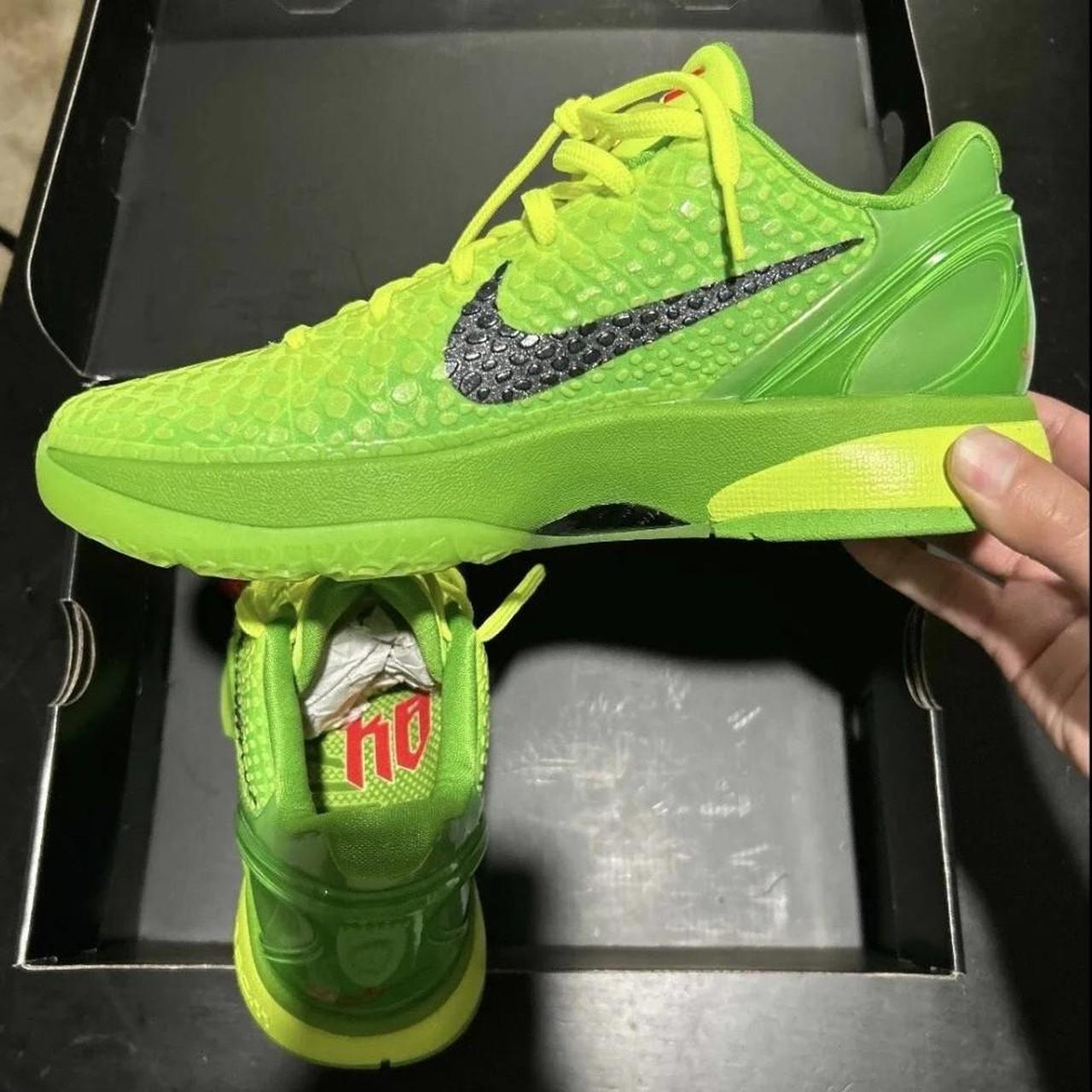 Nike kobe 6 protro grinch For purchasing contact... - Depop