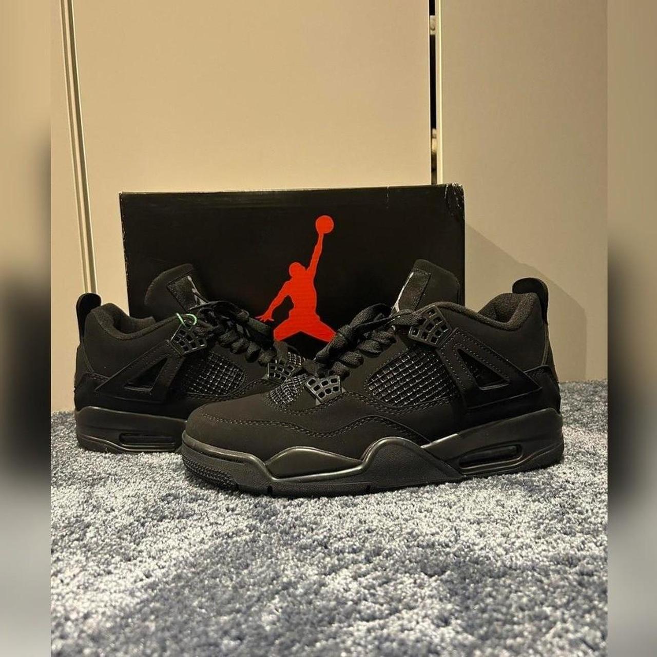 black cats jordan 4 gs