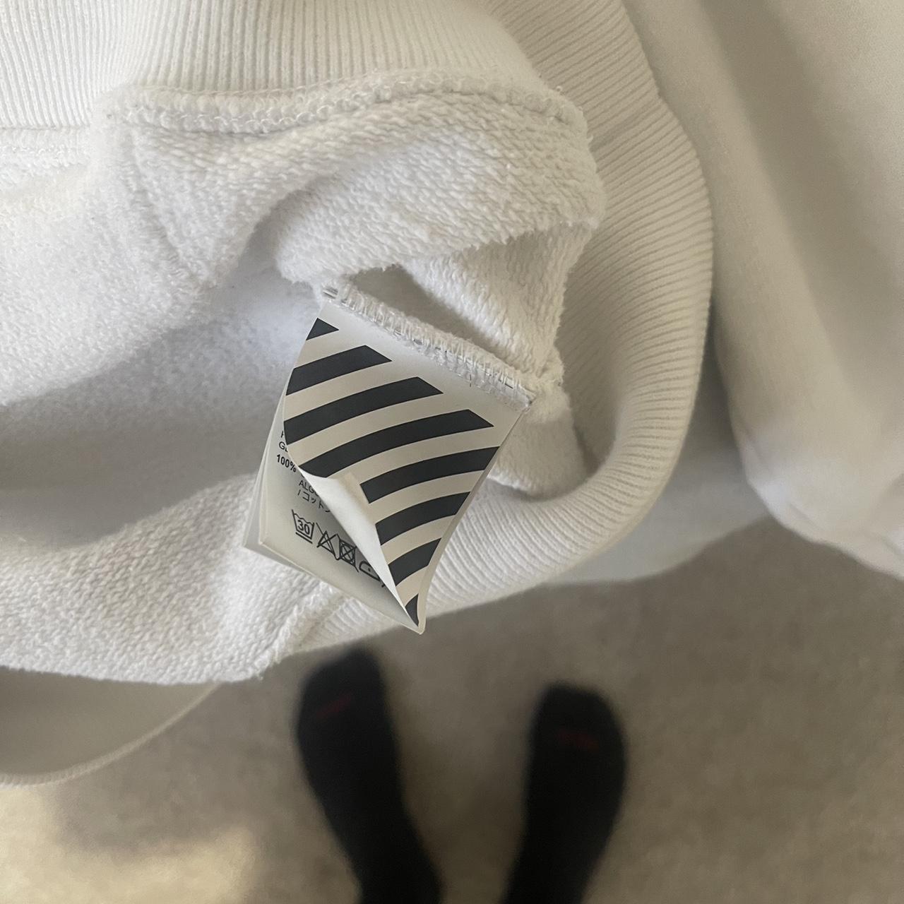 Off white sales tag hoodie