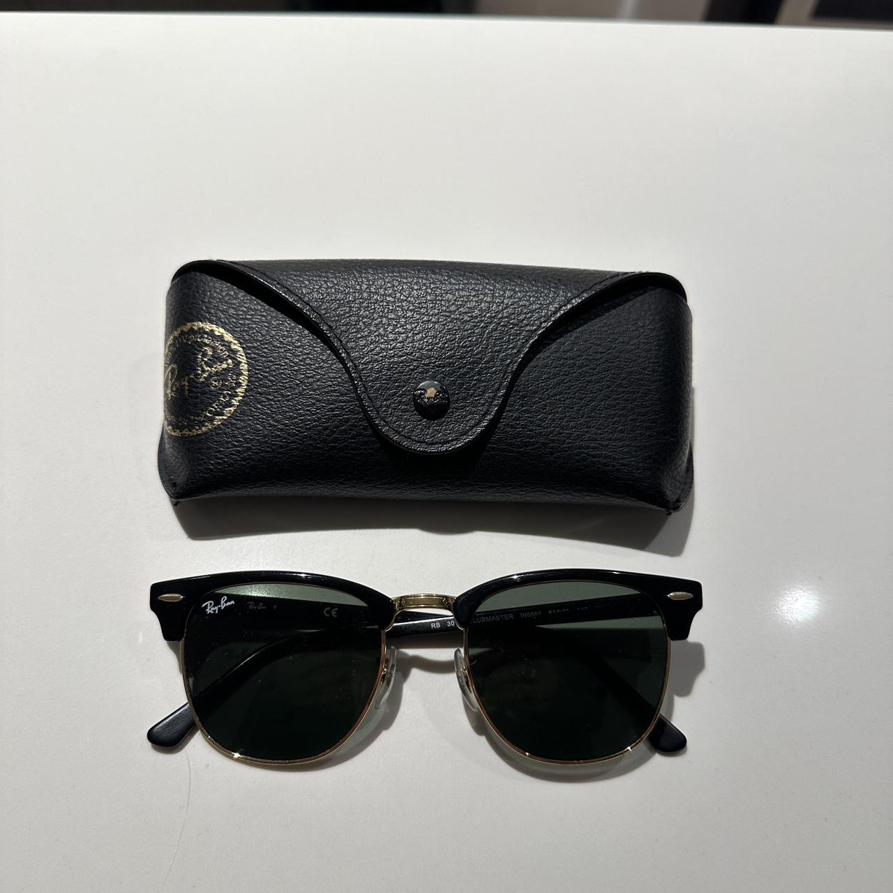 Rayban CLUBMASTER CLASSIC sunglasses - Depop