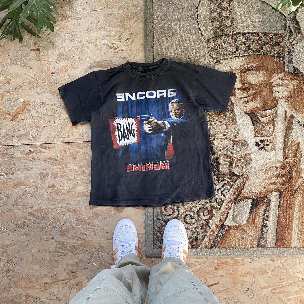 VINTAGE Y2K EMINEM ENCORE AMAZING FADED BOXY T | Depop