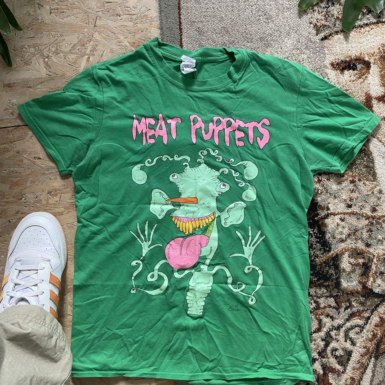 VINTAGE Y2K MEAT PUPPETS AMAZING RARE BAND TEE SIZE | Depop