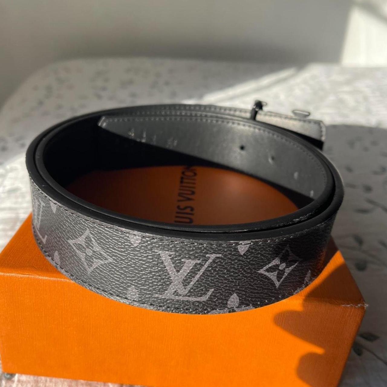 louis vuitton belt men blue