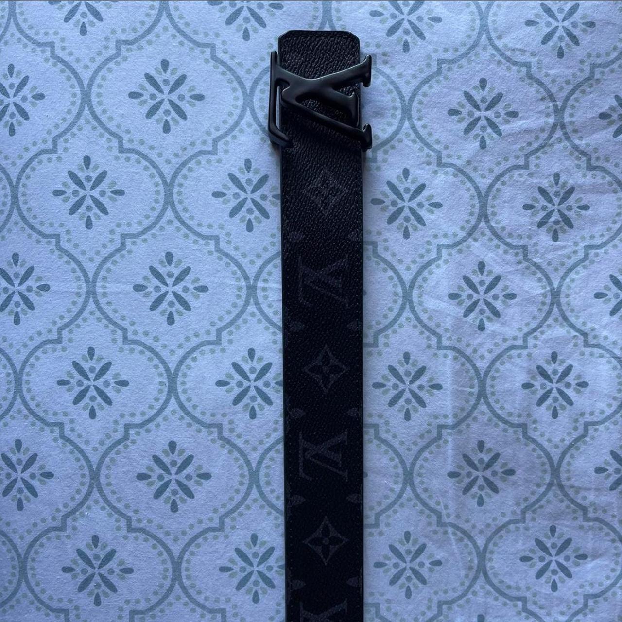 louis vuitton belt men blue