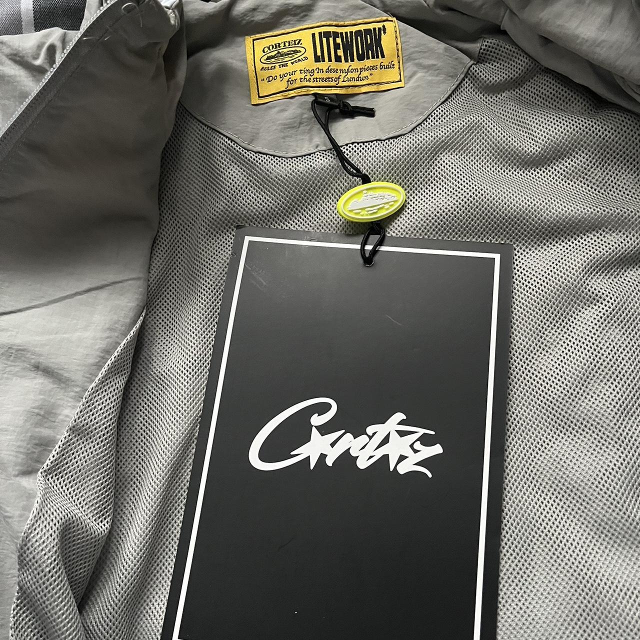 CORTEIZ SPRING jacket gray Mサイズ Corteiz spring windbreaker - grey Brand new with | Depop
