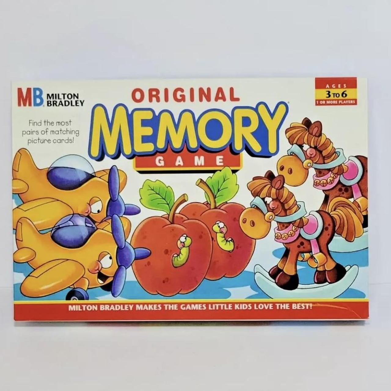 1999 Vintage Original Memory Game by Milton Bradley | Depop