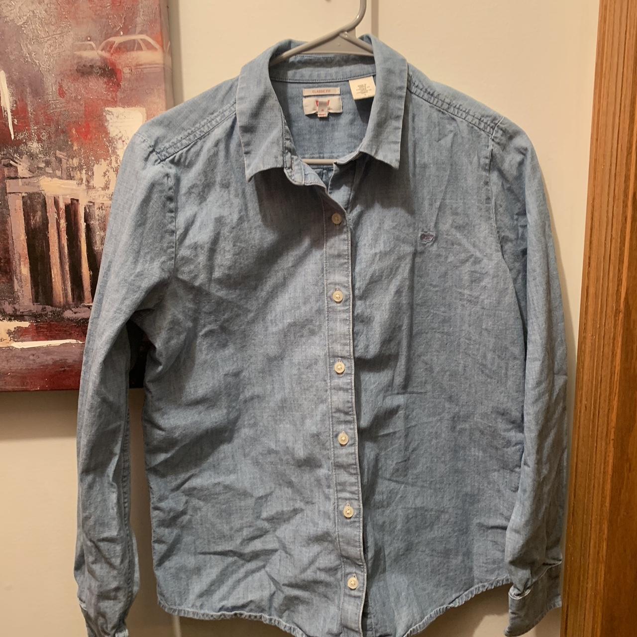 denim levis shirt #levis #denim - Depop