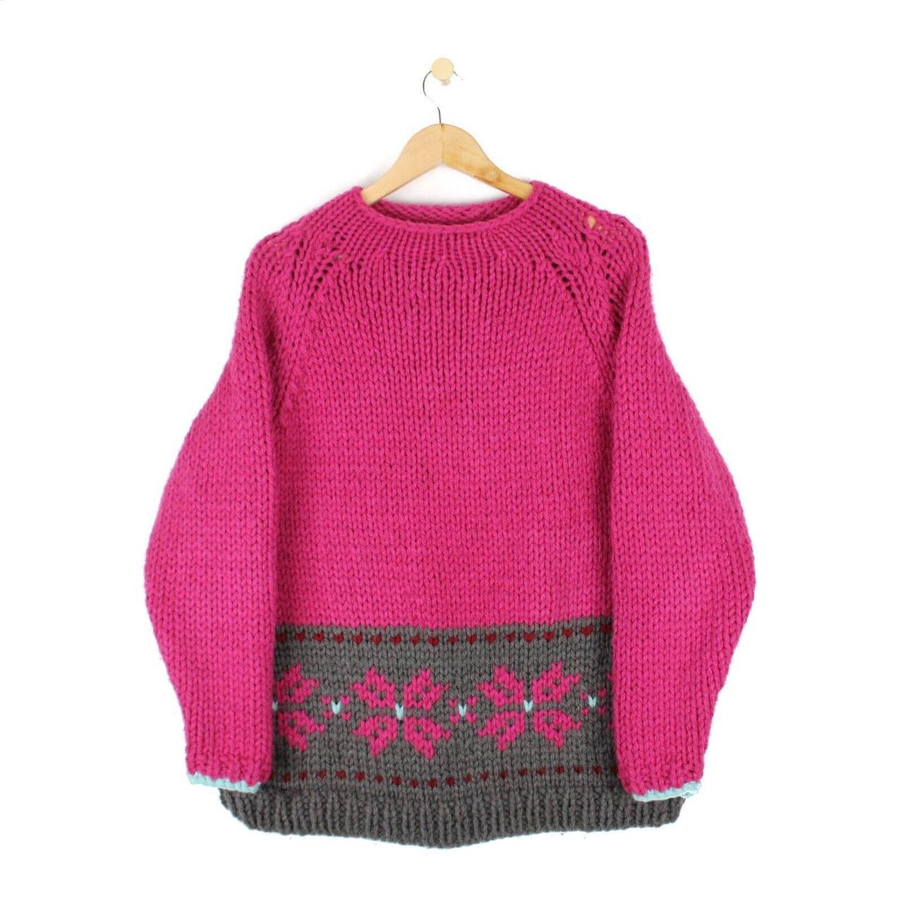 Women's Pink Jumper Depop