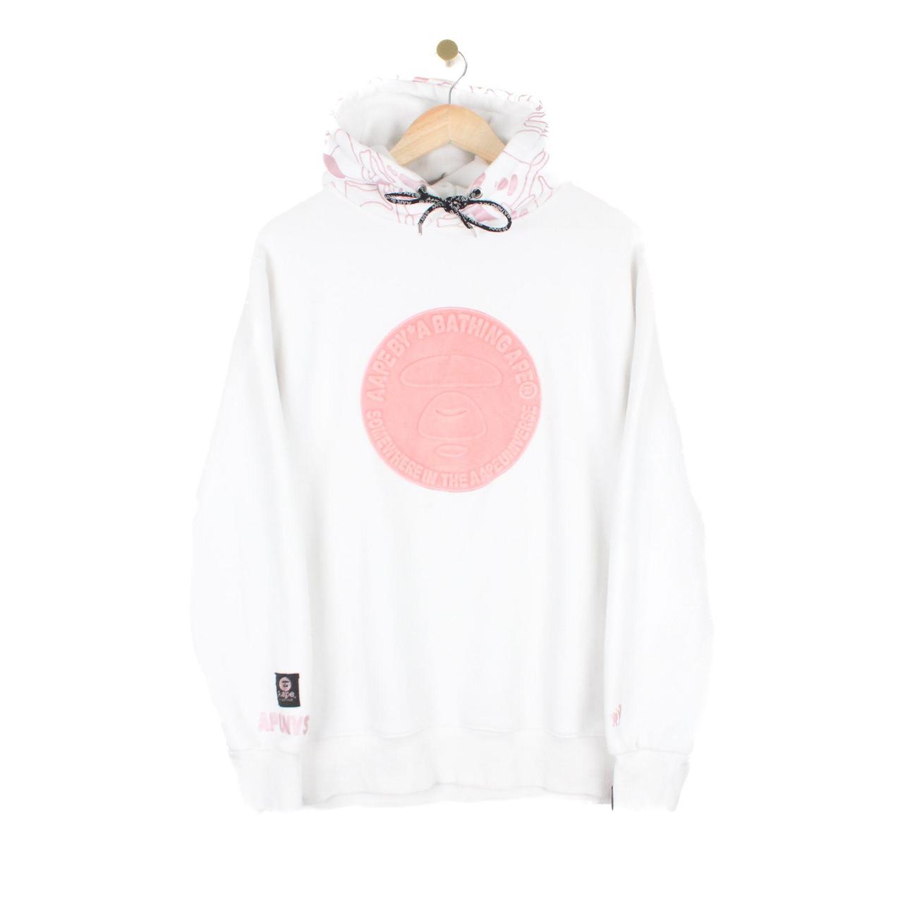 BAPE Vintage Hoodie A Bathing Ape White Big Logo...