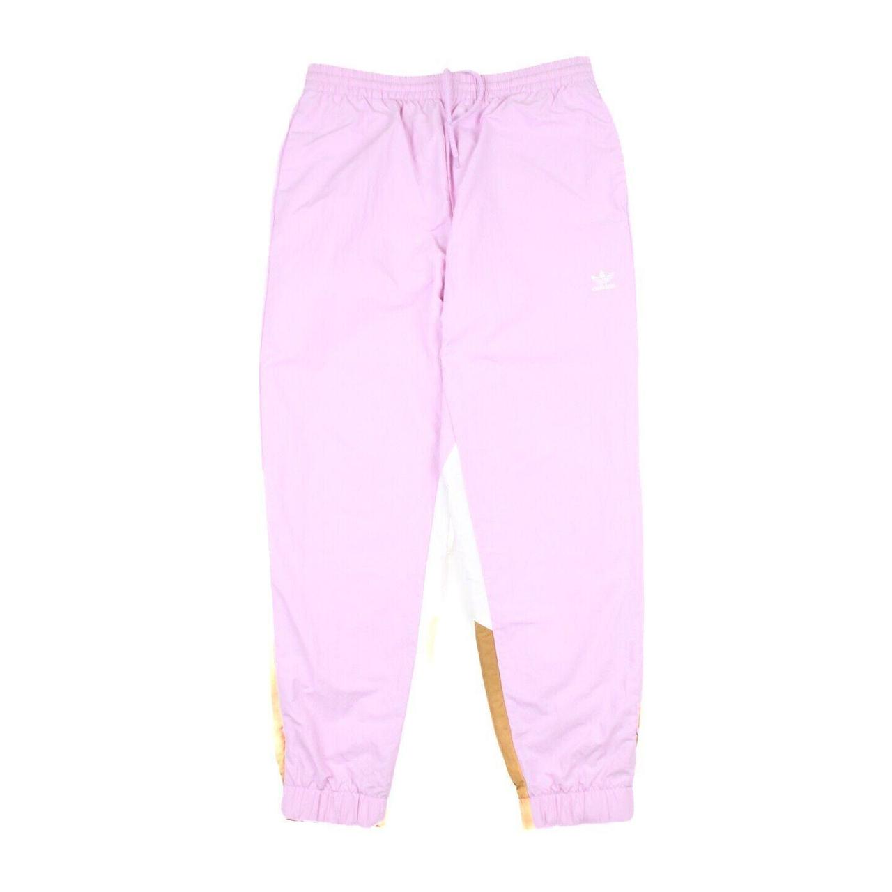 Light pink hotsell adidas track pants