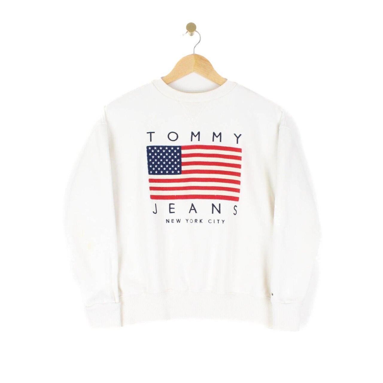 Tommy hilfiger best sale sweatshirt flag