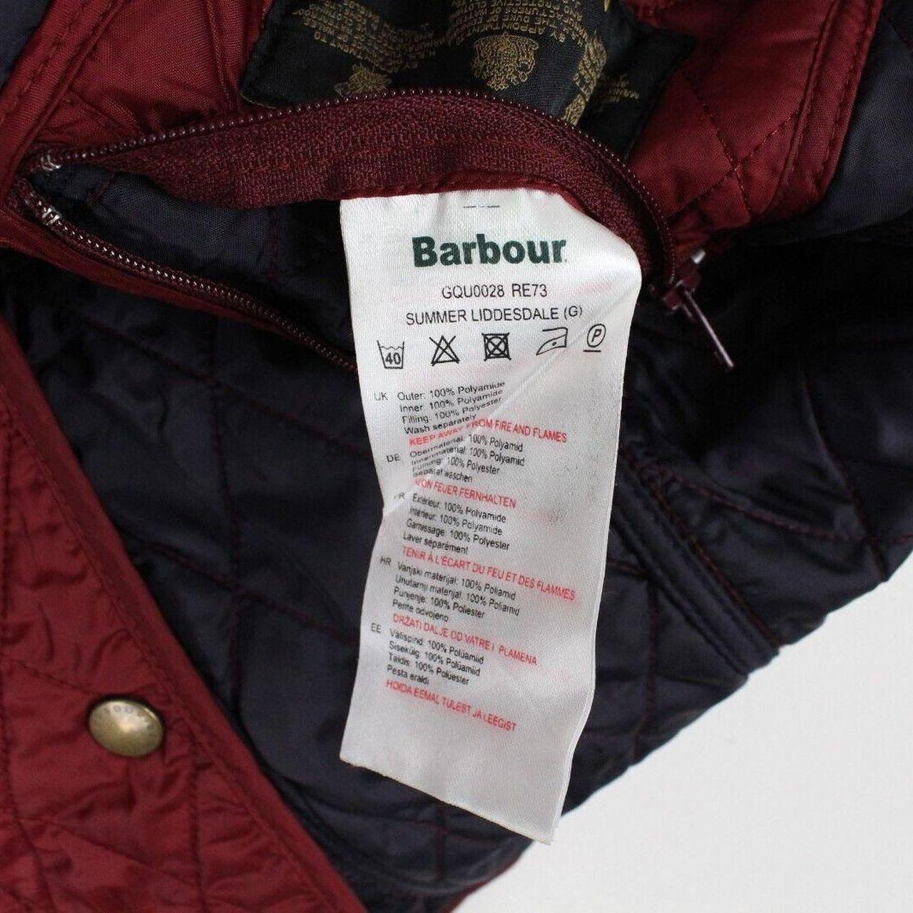 Barbour red clearance coat