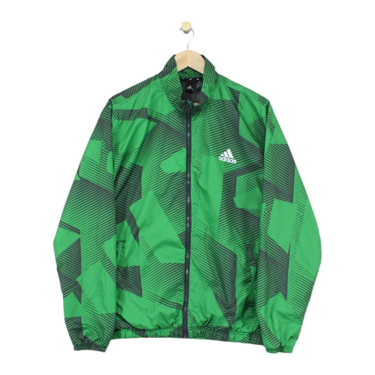 Adidas green coat best sale