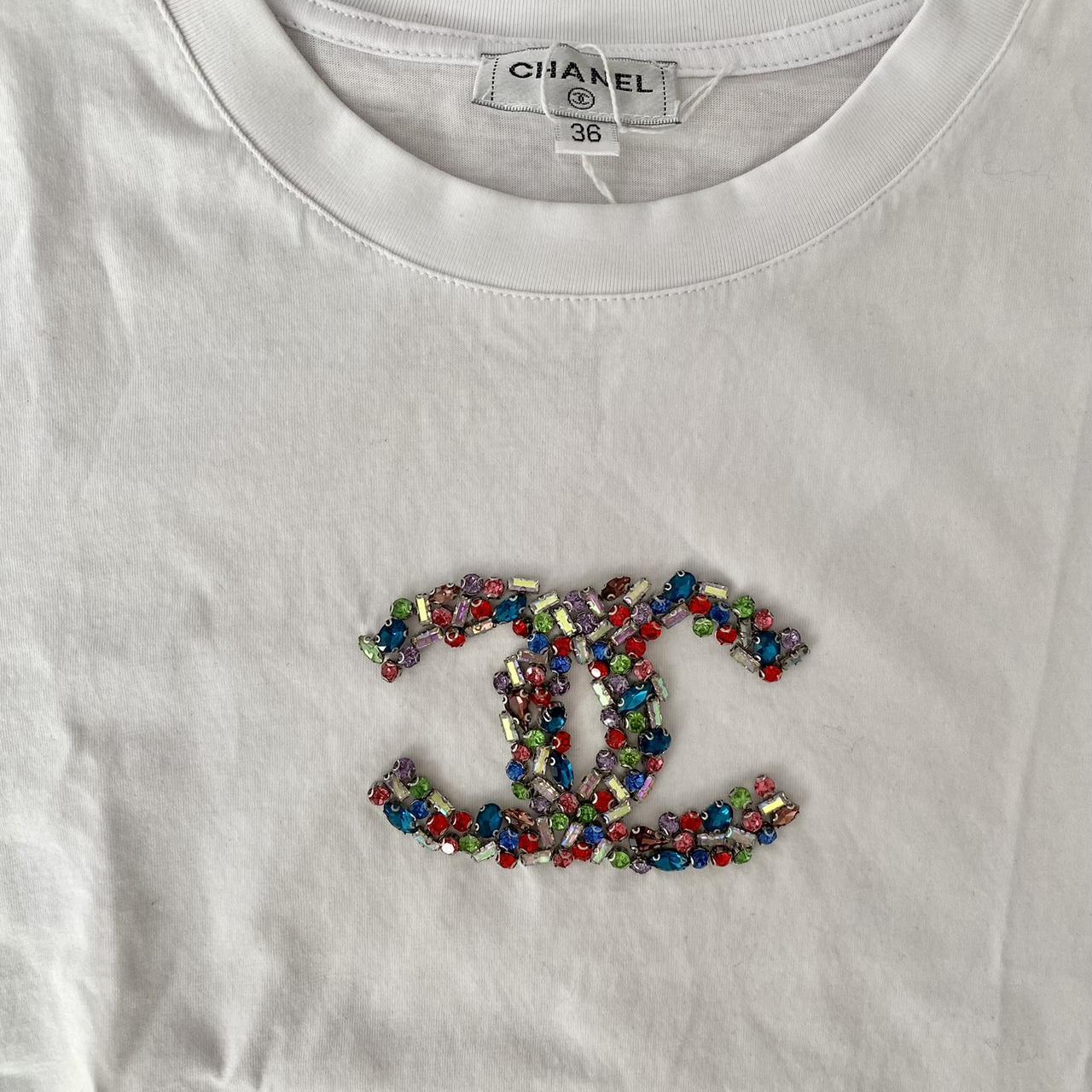 T shirt logo discount chanel