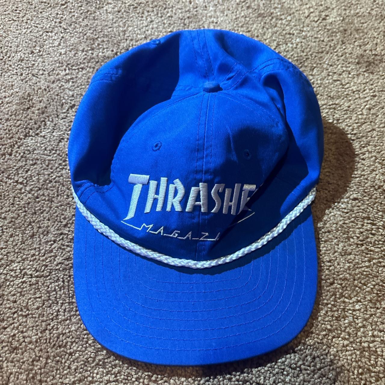 Thrasher magazine hat Blue - Depop