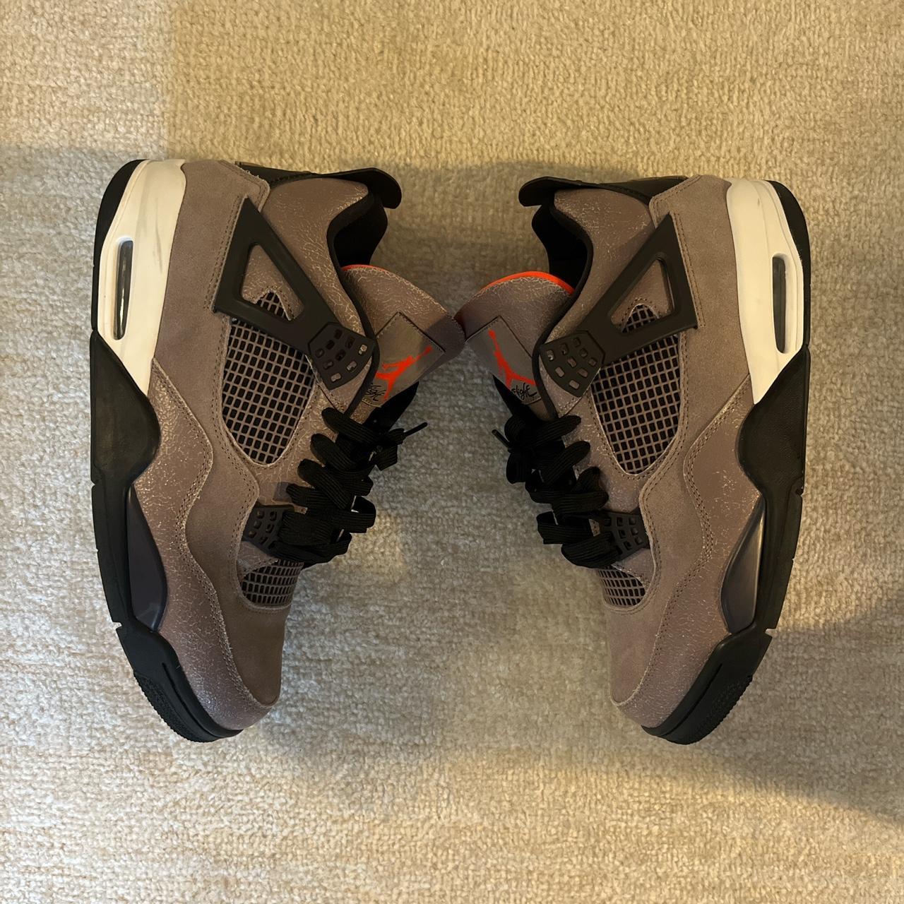 Taupe haze jordan 4 great condition ř3p - Depop