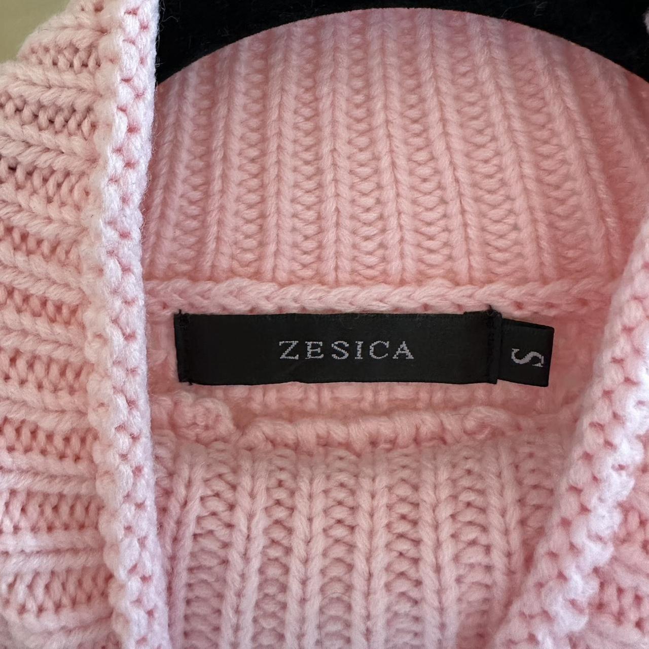 Oversized Zesica Small Light Pink Sweater - Depop