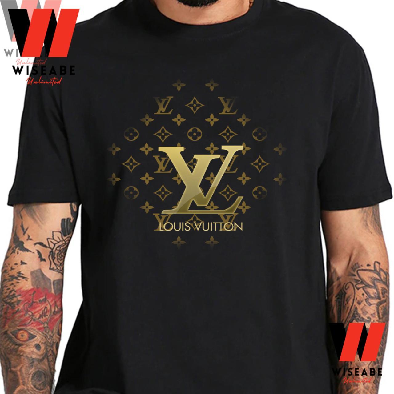 black and gold louis vuitton shirt